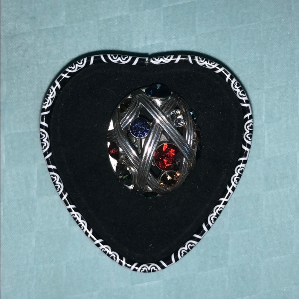 BNWT Brighton Grateful Heart Ring Size 7